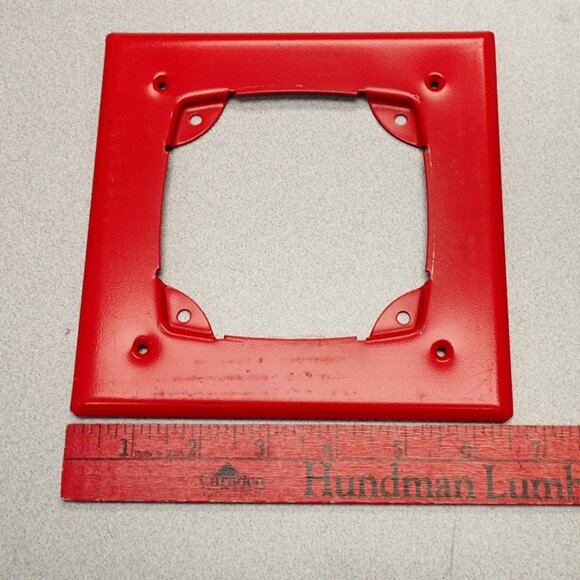 Metal Fire Alarm Trim Ring- could be used for photo frame or art project - Picture 1 of 6